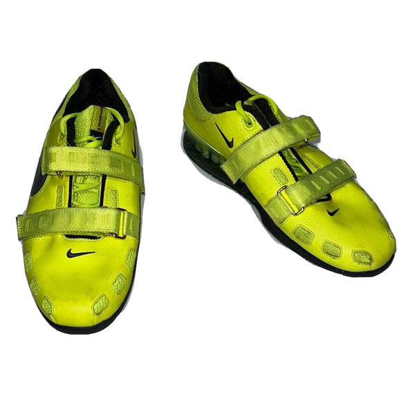 Nike Romaleos 2 Weightlifting Shoes Mens Size 11 Volt Green Black 476927-730 main image 4